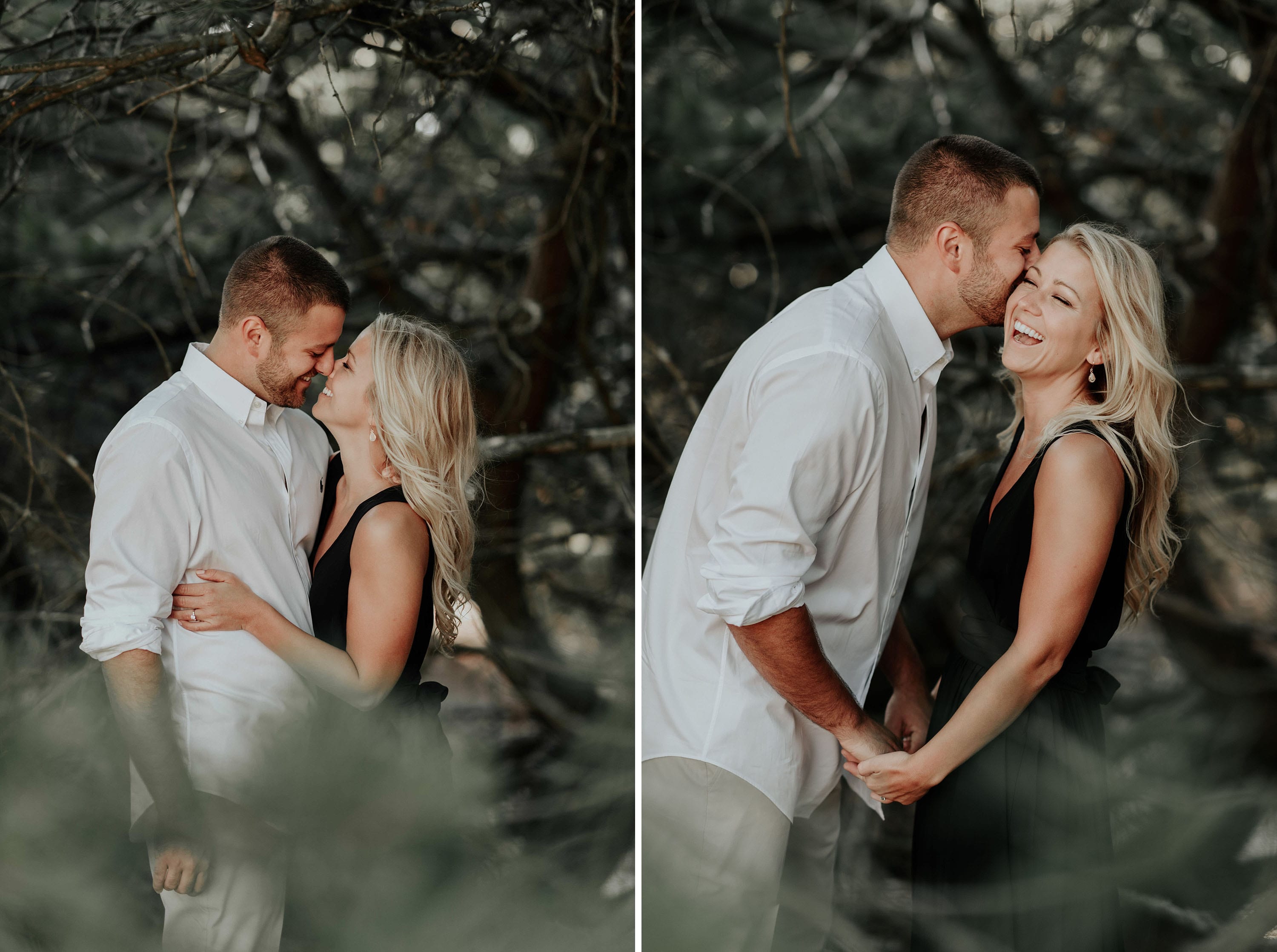 Hiking in Northern Michigan Windy, Empire Bluffs, Engagement Session, Josh Rexford