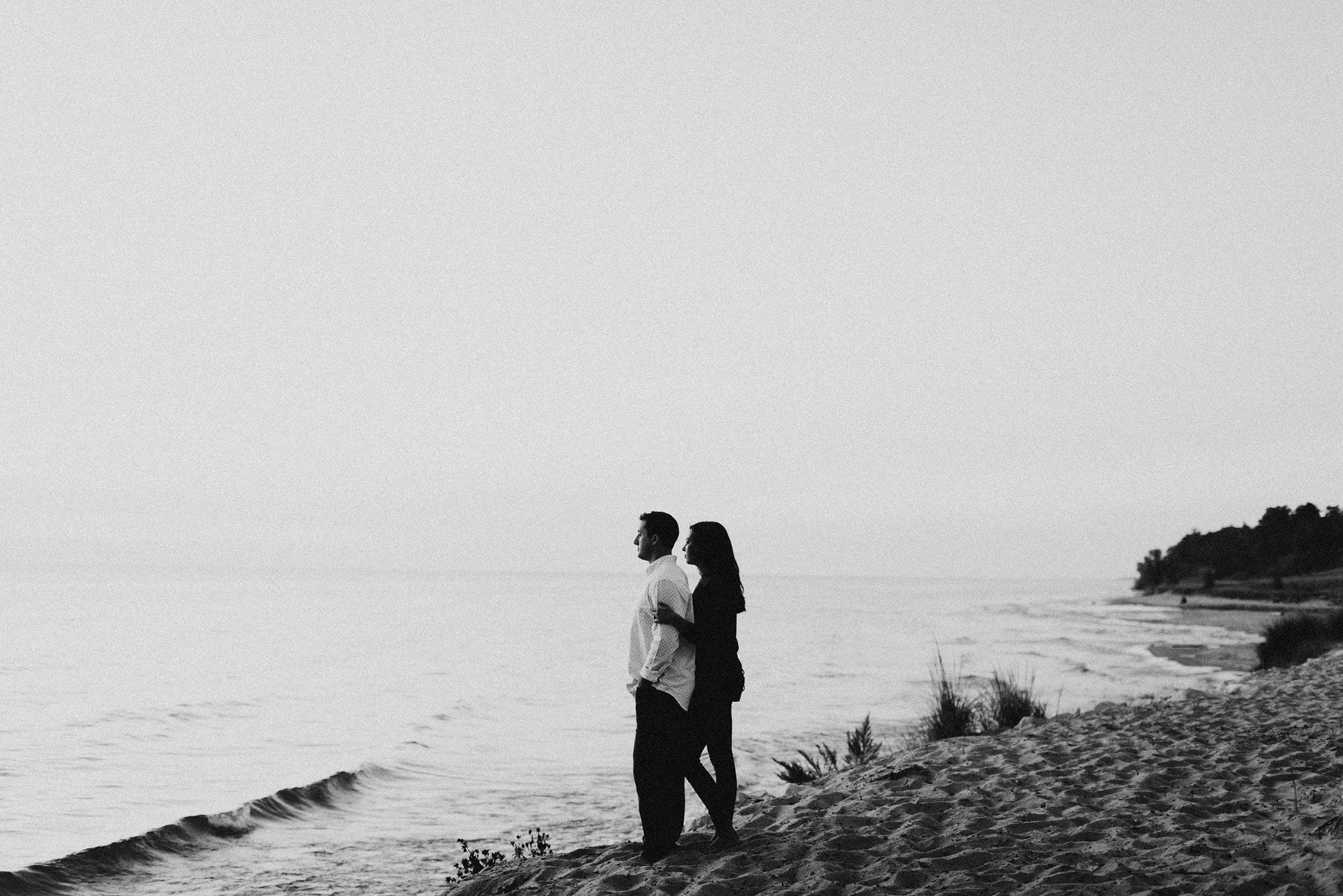 Cute couple enjoys the beach together on engagement session West, Coast, Inspired, Engagement Session, Josh Rexford